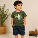 BOYS T-SHIRT & DENIM SHORTS SET